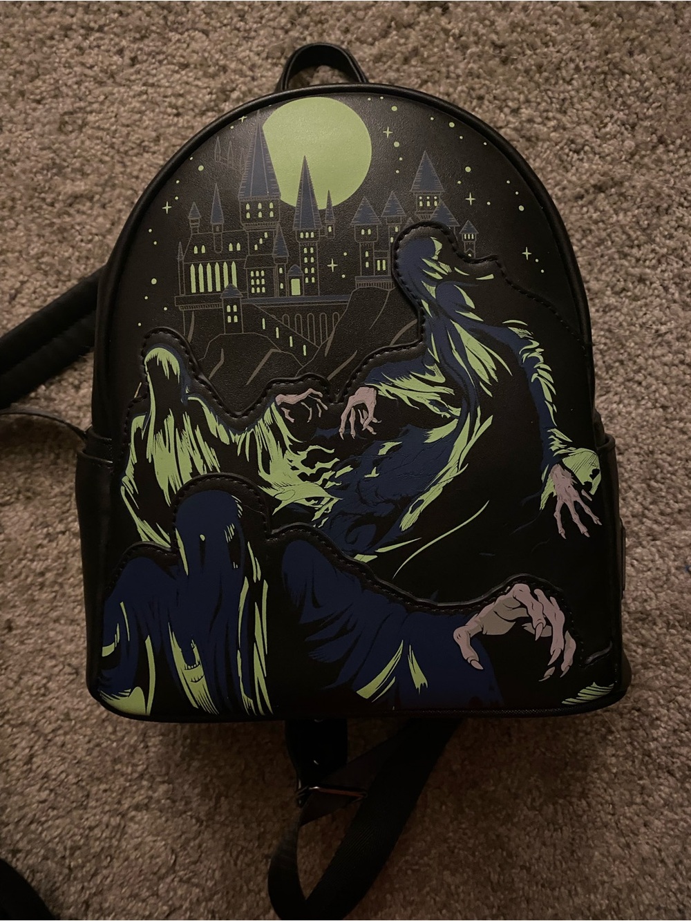 Loungefly Harry Potter Glow-In-the-Dark Mini Backpack